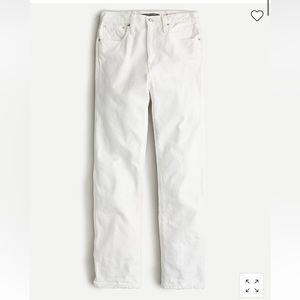 J. Crew | Big Sur Rigid straight-leg jean | White | Size 25